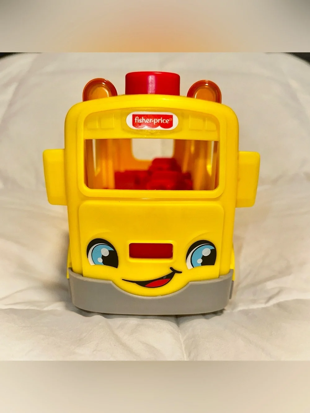 Fisher-Price Little People Sit With Me School Bus with Figurine Tested & Work